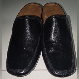 Gentle souls loafer slippers black size 5.5